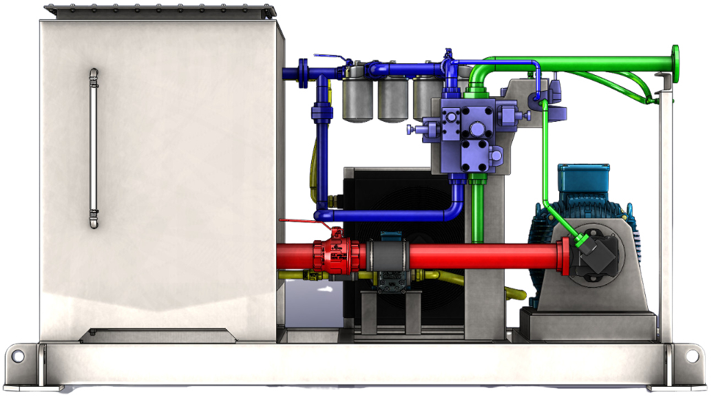 Professional Concentric Hydraulic Power Units With Low Noise Motor CE