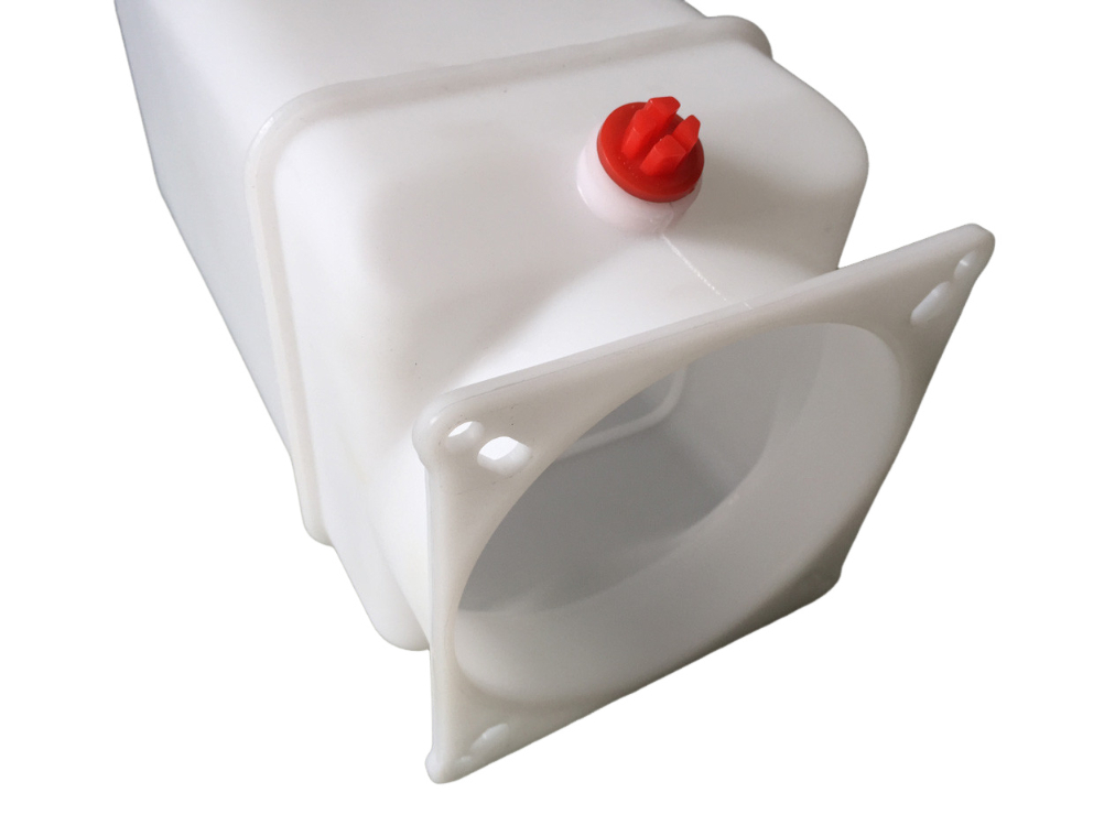 120mm Neck Size 2.5L Plastic Hydraulic Tanks , Hydraulic Oil Reservoir Tank